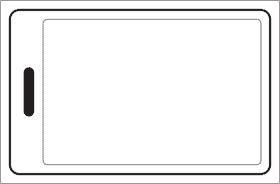 Luggage Tag with with Writable Back Template