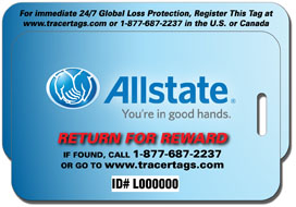 Lost and Found Luggage Tag with Retrieval Service
