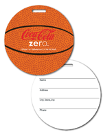 Round Luggage Tag