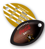 oval promotional key tag