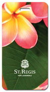 premium golf bag tag with writable back
