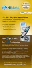 Lost and Found Self Promotional Electronic Tag with Retrieval Service