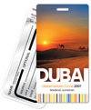 Dubai Luggage Tag with Pocket and Contact Card